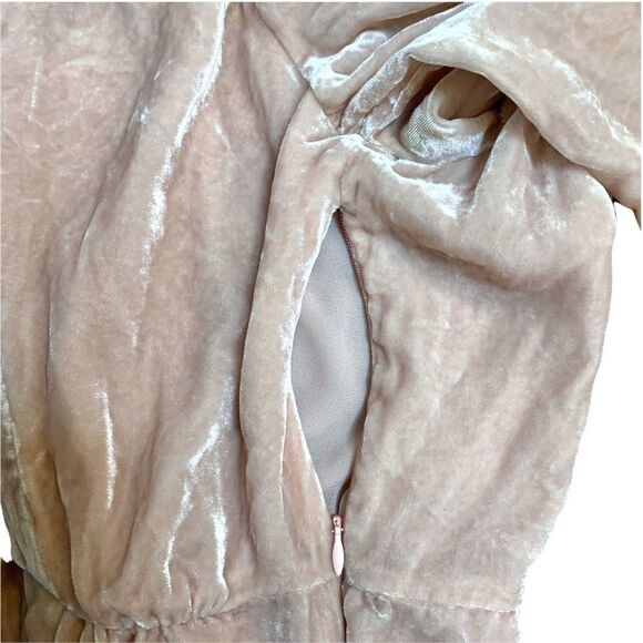 J. Crew Velour Wrap Front Peplum Blouse - Picture 13 of 16